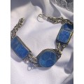 Vintage Lapis Lazuli Bracelet