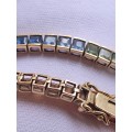 Rare Estate Find 14K 11.30C Sapphire Bracelet