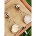 9ct Gold Imperio 1865 Drop Earrings