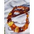 Mixed Amber Vintage Necklace