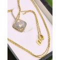 9ct Gold Vintage Pendant and Chain Set