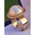 Mabe Pearl 7MM Band 9ct Gold Ring