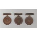 3 MEDALS OF SOUTH AFRICA