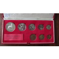 1978 PROOF SET SOUTH AFRICA WITH SILVER RAND - 1978