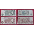 ONE POUND + TEN SHILLING NOTES OF ENGLAND