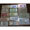 14 ASSORTED BANKNOTES OF THE WORLD