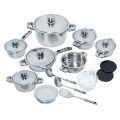 22 PIECE STAINLESS STEEL DOLPHIN COOKWARE SET