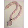 Rose Quartz Necklace  *  Heart Chakra stone