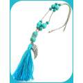 Turquois Howlite Chain Necklace - Crown Chakra