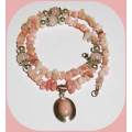 Pink Opal Necklace - Balance the Heart Chakra