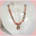 Pink Opal Necklace - Balance the Heart Chakra