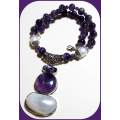 Amethyst Necklace - Crown Chakra