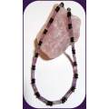 Men's Amethyst Gemstone Necklace - Supports the Crown Chakra