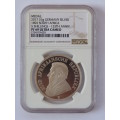 2017 125TH ANNIVESARY OF 1892 5 SHILLING. NGC GRADED PROOF 69UC. MINTED IN BERLIN. SCARCE!!