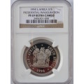 1994 SILVER R1 PRESIDENTIAL INAUGURATION PROOF 69 ULTRA CAMEO. NGC GRADED