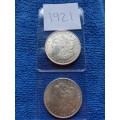 1921 USA- SILVER MORGAN DOLLARS -PRICE IS FOR BOTH-