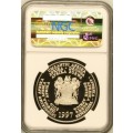 1997 SILVER R2 CROWN    - KNYSNA SEAHORSE-.     NGC GRADED PROOF 69 ULTRA CAMEO