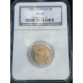 2008 SOUTH AFRICA COIN WORLD R5  -NGC GRADED MS67-