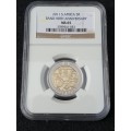 2011 SOUTH AFRICA R5 -90TH ANNIVERARY OF THE S.A.R.B.- NGC GRADED MS65