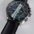Casio Edifice Watch with genuine leather straps (preowned)