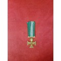 SA Correctional Service - Cross for Merit (1980 - 1996) Miniature Medal