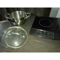 Eco friendly Power saving magnetic stove with two pots