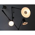 3 X Photo Studio Lights with Arm for Wallmoun, System: HENSEL and BOWENS, working