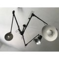 3 X Photo Studio Lights with Arm for Wallmoun, System: HENSEL and BOWENS, working