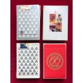 Delta Airline playing card sets skat (4) VINTAGE collectors items, 50 years delta playing card set