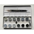 Kaiser Water Color Paint Set Retouching black and white photos, Germany , vintage ,collectors item
