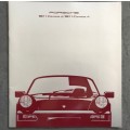 Vintage Porsche 911 Carrera 2 / 911 Carrera 4  Magazine Prospect Brochure in  german