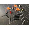 Set of Windflags with stands,