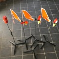 Set of Windflags with stands,