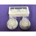 MARBLE CANDLE SET