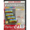 Data Becker Business Cards, software and print paper plus  Foto Producer software, vintage