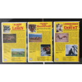 VHS Movie Lot 2 , 3 x movie in german language , polar bear, african wildlife, africa