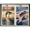 VHS Movie Lot 5 , 2 x movie in german language, Free Willy, Orca, Free Willy 2