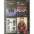 VHS Movie Lot 7 , 4 x movie in engish language, Mystic River, Driven, Dead Water,Liars Club,