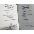 Vintage books 3, Handz Decimal 1960, Hoppus`s Measurer approx.1952, White`s Portland cement 1943
