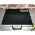 Vintage Samsonite Classic Black Hard Shell Slim Brief Case with Combo Lock, from 70/80ties Germany