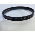Gitter (6x) Filter, Cross (6x) Filter ,55mm (Cross) 6x, 55mm Filter Thread,