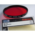 Hama HTMC R8 (25A) 72mm Red Filter for  Black+White Photography, 72mm Filter Thread,effect filter