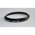 Metal Adapter Ring F 49mm to L 46mm, Filter 49mm to Lens 46mm, Japan
