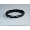 Metal Adapter Ring F 49mm to L40.5mm, Filter 49mm to Lens 40.5mm ,made by B+W (Germany)