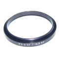 Metal Adapter Ring F 49mm to L 46.5mm, Filter 49mm to Lens 46.5mm, made by B+W (Germany)