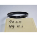 Metal Adapter Ring F 49mm to L 48mm, Filter 49mm Lens 48mm