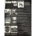 Color Foto Journal 8/76, August 1976, 119 pages, in german, photo magazine from Germany