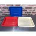 Darkroom laboratory dishes developer dishes lot, extra strong material !!! size outside: 31.5cmx38cm