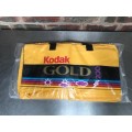 Kodak Bag  Gold 200 Kodacolor, new , vintage, never used, collectors item