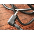 PC Cable DB9 Female to 3.5mm Male, black, 1.50 long, vintage ,